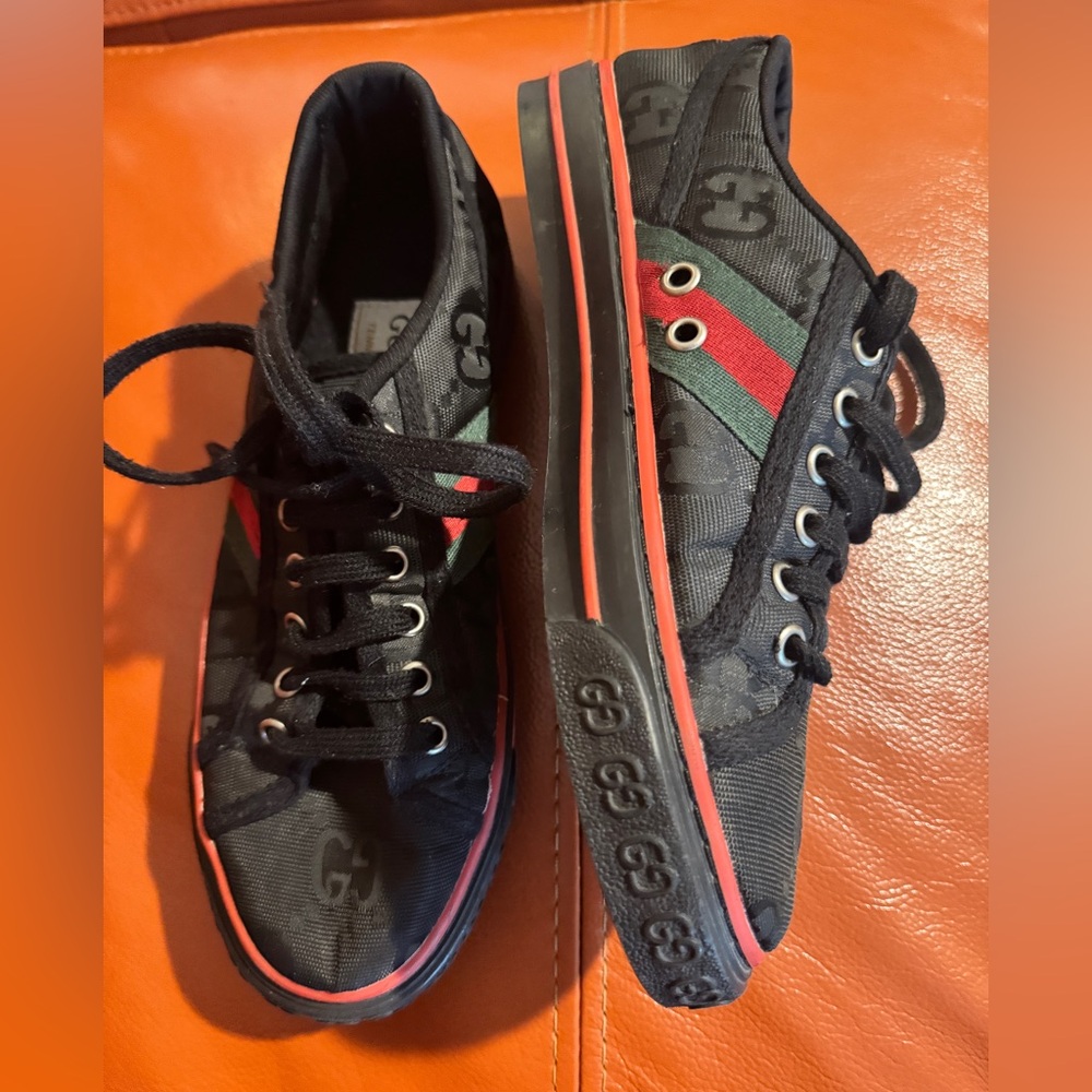 Gucci  Tennis 1077 Black Sneakers Shoes